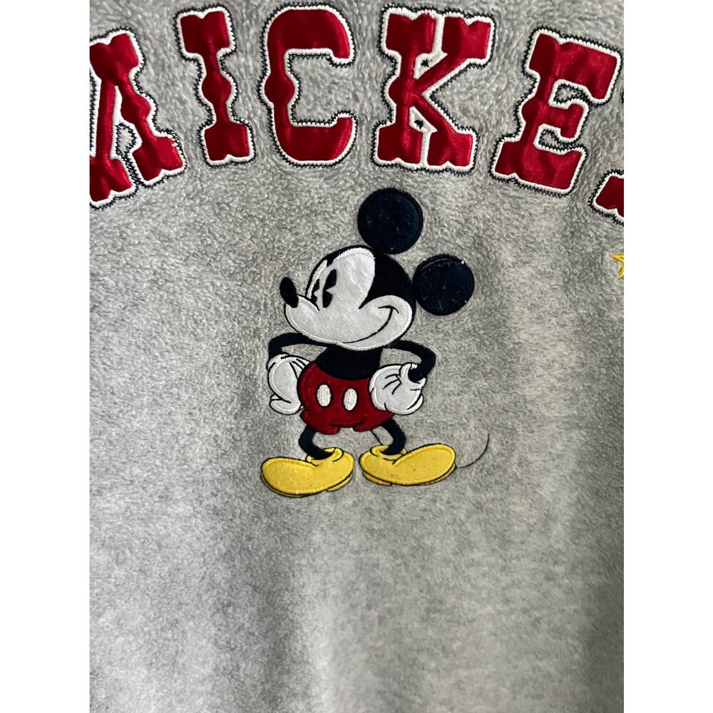 Vintage Disney Mickey Fleexce Sweatshirt - Picture 3 of 5